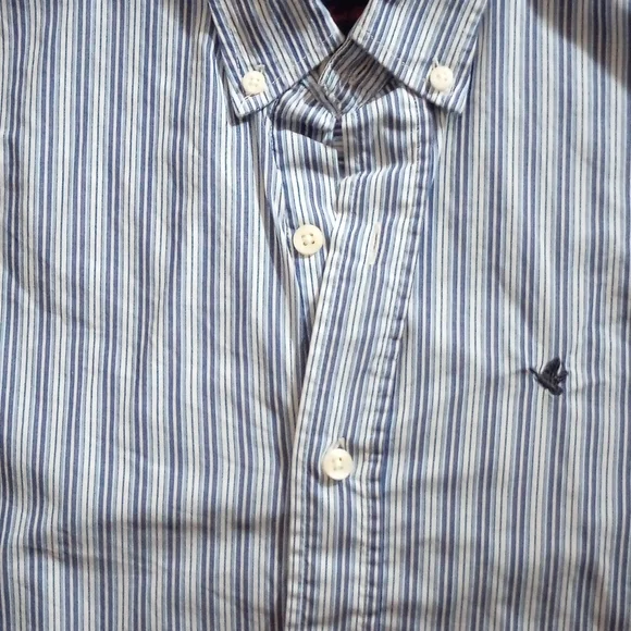 Brooksfield Blue Stripe Shirt - Picture 3 of 7